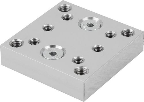Plaque d'adaptation en aluminium - 05310 - norelem - Éléments standard mécaniques