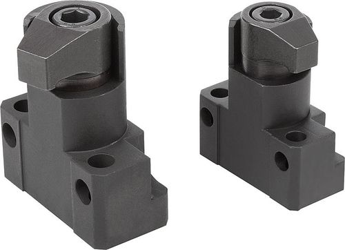 Dispositif de serrage manuel - 04374 - norelem - Éléments standard mécaniques - pivotant / en acier / réglable