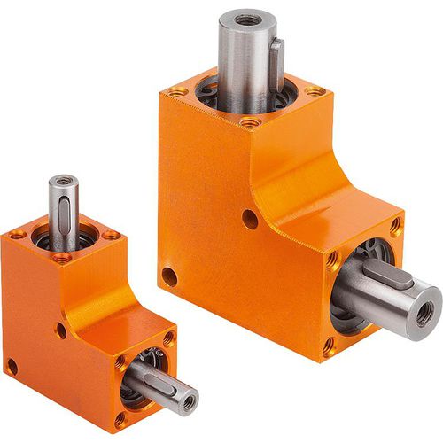Réducteur à couple conique - 22712 - norelem - Éléments standard mécaniques - orthogonal / 1 - 5 Nm / 5 - 10 Nm
