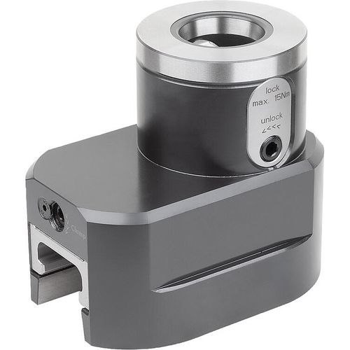 Unité de centrage et bridage au point zéro pour usinage 5 axes - 42201-15-135981250 - norelem - Éléments standard mécaniques - en acier / robuste / modulaire