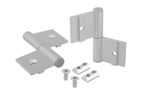 Charnière dégondable - 27869 - norelem - Éléments standard mécaniques - à pivot / en thermoplastique / en acier inoxydable