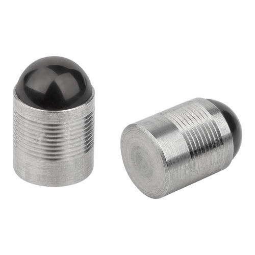 Bouchon cylindrique - 28080-01 - norelem - Éléments standard mécaniques - en dôme / fileté / encliquetable