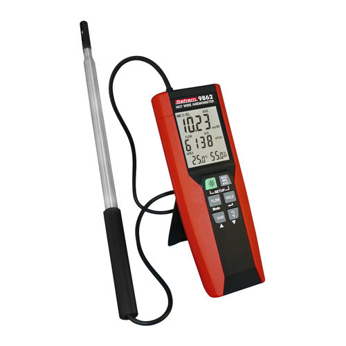 Anémomètre à fil chaud - 9862 - SEFRAM INSTRUMENTS - numérique / portable