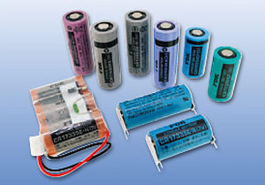 Batterie lithium-dioxyde de manganèse - CR17 - FDK - CR / pour applications automobiles / Alarmes
