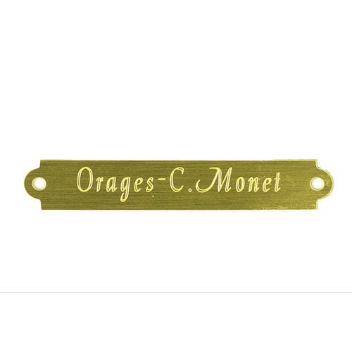 Matière à graver laser - Ornemental plates - Gravotech - mécanique / en aluminium
