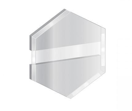 Matière à graver laser - Mirror Acrylic - Gravotech - en acrylique / bicouche