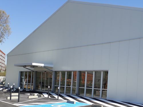 Bâtiment modulaire - Neivalu - SPACIOTEMPO - démontable / commercial / de grande dimension