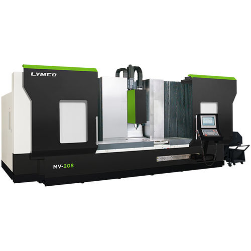 Centre d'usinage CNC 3 axes - MV series - LYMCO, BY LYWENTECH CO., LTD. - vertical / à colonne mobile / avec table rotative