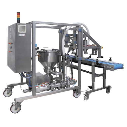 Remplisseuse automatisée - PCM Dosytop - PCM - de bouteilles / de canettes / de produits alimentaires