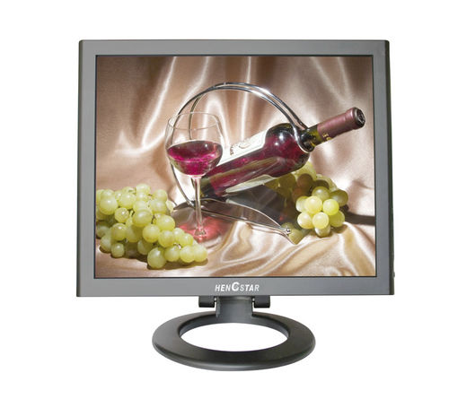 Moniteur avec écran tactile - HSTM-1718 - Shenzhen Hengstar Technology Co., Ltd. - 17" / 1280 x 1024 / de bureau