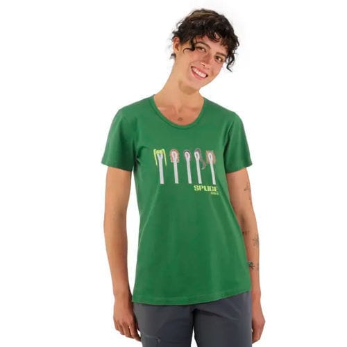T-shirt de travail - WO SPLICE GIRLS T - Edelrid - à protection UV / en coton / pour femme