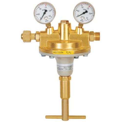 Régulateur de pression pour acétylène - U23 AC - Spectron Gas Control Systems GmbH - à membrane / mono-étagé / en laiton