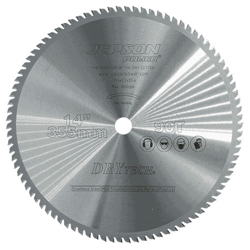 Lame de scie circulaire - DRYTECH® - JEPSON POWER - au carbure / pour métal / à denture fine