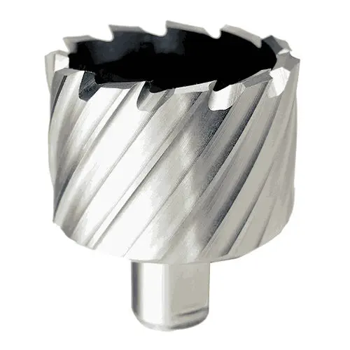 Fraise à Carotter HSSCo 8% Diamètre 42 Mm, Profondeur De Coupe 75mm Queue Weldon