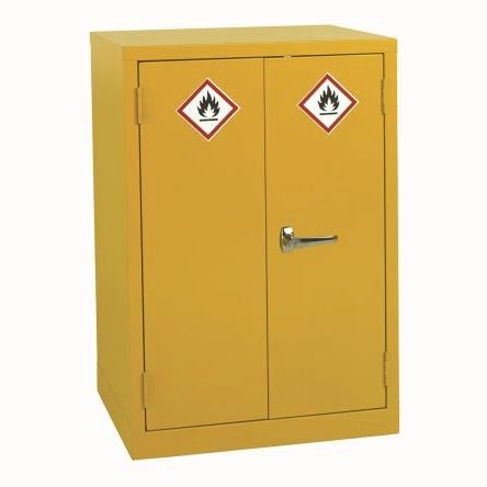 Armoire pour produits dangereux - 183-9095 - RS PRO - de stockage / au sol / à étagères