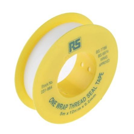 Ruban en PTFE - 231-964 - RS PRO - d'étanchéité / résistant aux hautes températures