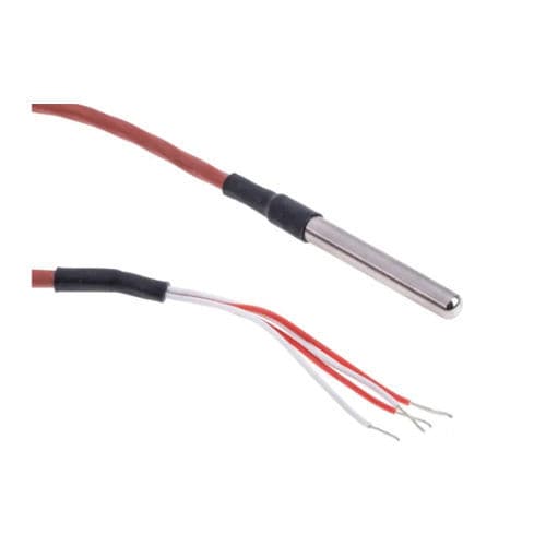 Sonde de température Pt100 - 455-3968 - RS PRO - à résistance de platine / en boîtier métallique / fils nus
