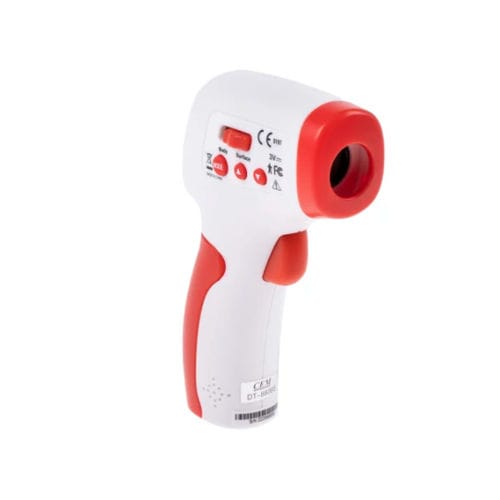 Thermomètre à infrarouge - 201-0210 - RS PRO - avec afficheur LCD / °C / °F