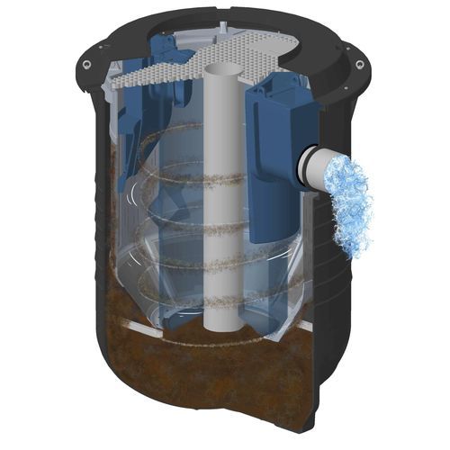 Séparateur d'eau - Trithon&reg; - SIMOP INDUSTRIE - de boues / de particules / hydrodynamique