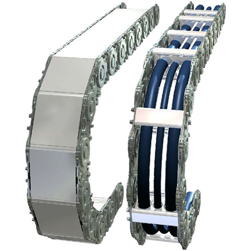 Chaîne Porte-Câbles En Nylon PA66 - Section 15x30mm - Longueur 1 Mètre - Pour Imprimante 3D, CNC, Robots