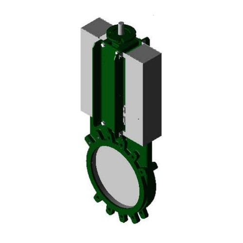 Vanne à guillotine - VG-004, VG-BX4, VG-UX4 series - TECOFI - à actionneur électrique / pour l'eau / pour l'industrie chimique