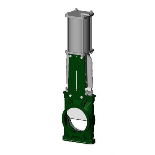 Vanne pour silo - VGS3400-03 - TECOFI - à guillotine / à commande pneumatique / pour eaux usées