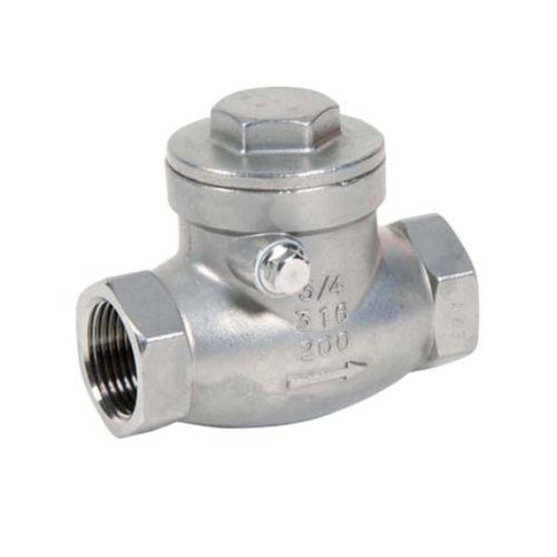 Clapet anti-retour en acier inoxydable - CB6140 - TECOFI - à battant / fileté / pour l'industrie chimique