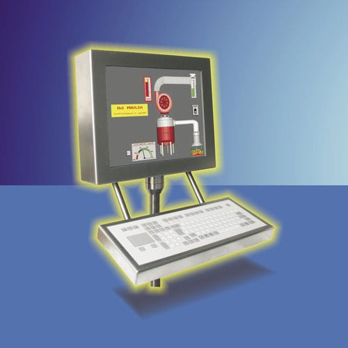 Panel PC TFT LCD - Typ F - UTICOR Automation GmbH - à écran tactile capacitif / à écran tactile résistif / 15"