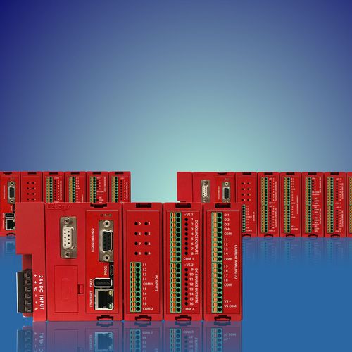 Automate programmable compact - EZRack - UTICOR Automation GmbH - sur rail DIN / sorties relais / avec cartes d'E/S extensible