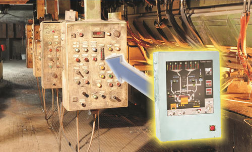 Panel PC LCD - UTICOR Automation GmbH - rétroéclairage à LED / à écran tactile / à écran tactile capacitif PCAP