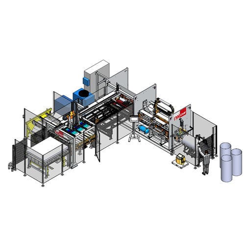 Ligne de roulage soudage automatique - CR / JO TYPE - REEL CMF - en continu / sur mesure / par soudage laser