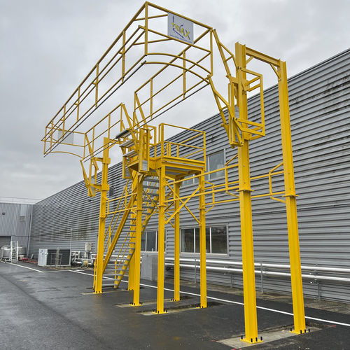 Passerelle d'accès abattante - TRIAX - pour citernes / pour conteneur