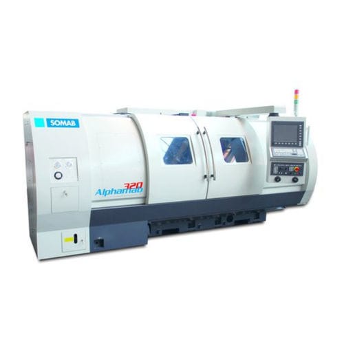 Machine de tournage CNC - ALPHAMAB 320Y - SOMAB - 4 axes / à banc incliné / A2-8