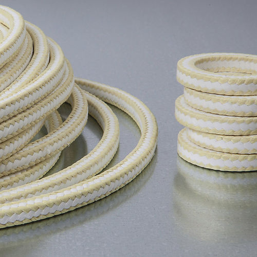 Garniture tressée en PTFE - LATTYflon 4758 - LATTY INTERNATIONAL - en fil d'aramide / résistante aux produits chimiques / pour l'industrie chimique