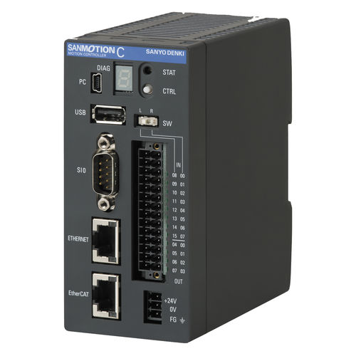 Contrôleur de mouvement EtherCAT - SANMOTION C - SMC100 series - SANYO DENKI EUROPE - 8 axes / servomoteur / pas à pas
