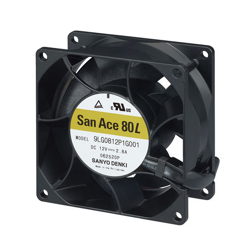 Ventilateur pour l'électronique axial - San Ace 80L - SANYO DENKI EUROPE - de refroidissement / DC / haute pression