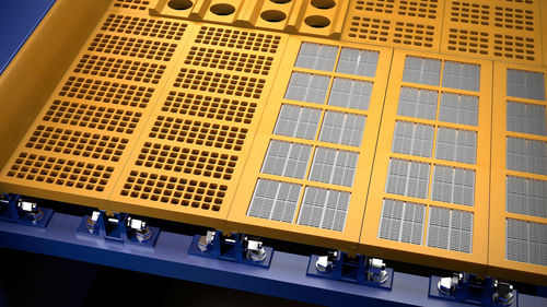 Grille de criblage harpée en polyuréthane - HEIN, LEHMANN GmbH - en caoutchouc / plat / à panier