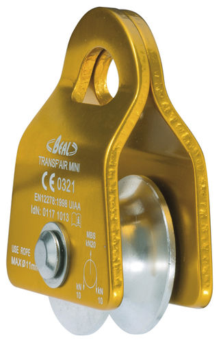 Poulie de levage à roue libre - max. ø 11 mm | TRANSF'AIR MINI - Beal Pro - pour câble / en inox