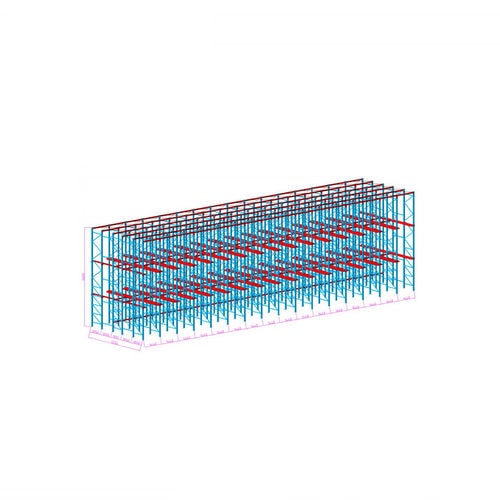 Rayonnage à palette compact - UN-DR19091201 - Jiangsu Union Logistics System Engineering Co.,Ltd - pour charges lourdes