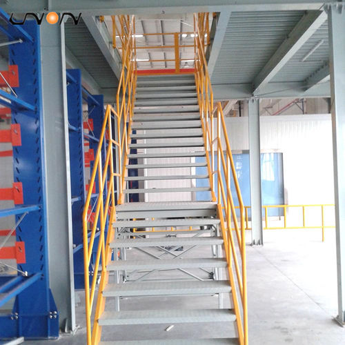 Mezzanine industrielle avec système de rangement - ISO9001, ISO14001 | UN-MP121704 - Nanjing fuyuan technology co.,ltd - pour plate-forme / pour plancher industriel / pour chambre froide