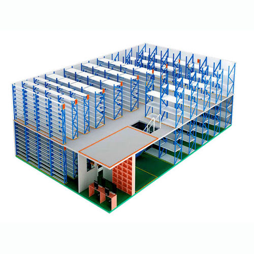Mezzanine industrielle avec système de rangement - ISO9001, ISO14001 | UN-MP121701 - Nanjing fuyuan technology co.,ltd - multi-étages / pour plancher industriel / pour applications lourdes