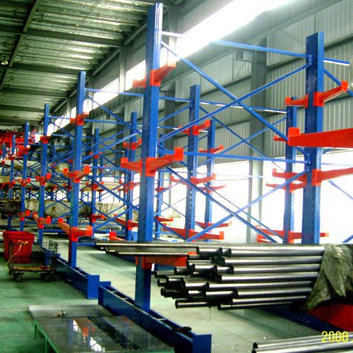Rayonnage cantilever - ISO9001, ISO14001 | UN-CR0807 - Nanjing fuyuan technology co.,ltd - pour charges longues / pour charges moyennes / en acier