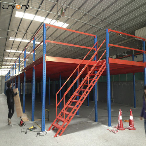 Mezzanine industrielle avec système de rangement - ISO9001, ISO14001 | UN-MP121708 - Nanjing fuyuan technology co.,ltd - multi-étages / pour plate-forme / pour plancher industriel