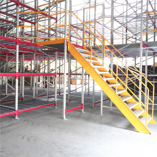 Mezzanine industrielle sur rayonnage à palettes - ISO9001,ISO14001 - Nanjing fuyuan technology co.,ltd - pour palettes / pour plancher industriel / pour poutre
