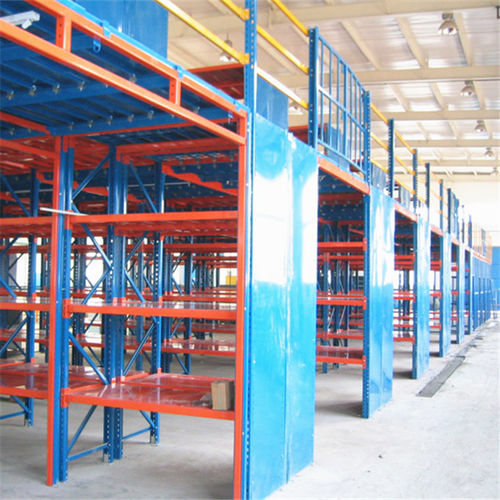 Mezzanine industrielle avec système de rangement - ISO9001,ISO14001 - Nanjing fuyuan technology co.,ltd - multi-étages / sur rayonnage à palettes / sur mesure