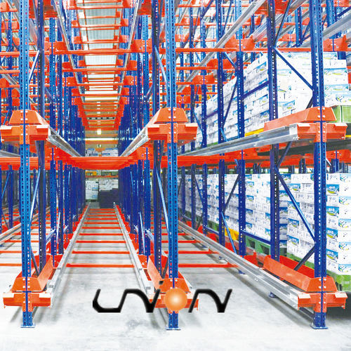 Rayonnage pour entrepôt de stockage - ISO9001,ISO14001,CE - Nanjing fuyuan technology co.,ltd - à étagères / par accumulation / compact