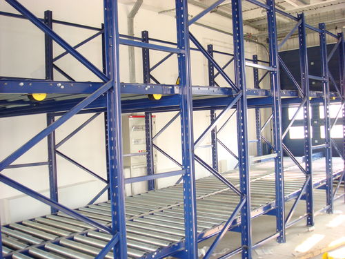 Rayonnage dynamique - ISO9001, ISO14001 | UN-PS0802 - Nanjing fuyuan technology co.,ltd - pour charges moyennes / pour charges légères / à palettes