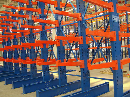 Rayonnage cantilever - ISO9001, ISO14001 | UN-CR0804 - Nanjing fuyuan technology co.,ltd - pour charges longues