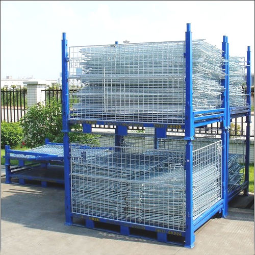 Caisse-palette en métal - UN-MBP0805 - Nanjing fuyuan technology co.,ltd - grillagée / de stockage / pliable