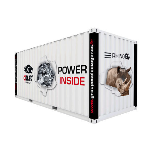 Groupe électrogène diesel - RHINO-1100YCE3 - GELEC ENERGY - triphasé / stationnaire / en container